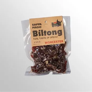 Sušené maso SAFFA MASO Sušené hovězí maso Biltong Worcester 100 g