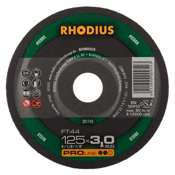 Řezný kotouč RHODIUS Ruční řezný kotouč FT44 125 x 3,0 x 22,23 PROline