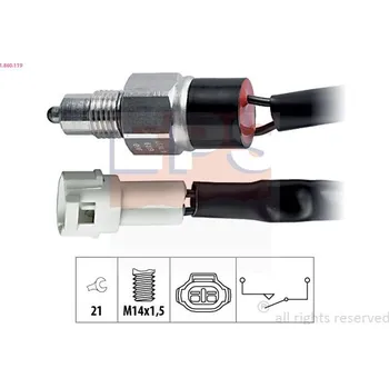 Spínač, světlo zpátečky EPS 1.860.119