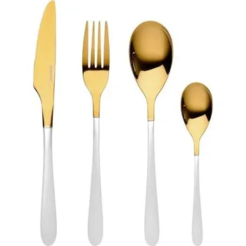 Příbor Sada příborů BERGNER nerez 16 ks Lisboa bílá