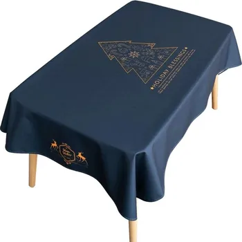 ubrus Vánoční voděodolný ubrus na stůl - Červené,140 x 180 cm 55 x 70 palců