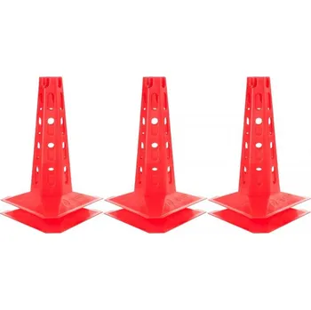 Pure2Improve Kužely P2I AGILITY 30 cm - Sada 6ks červená 100520