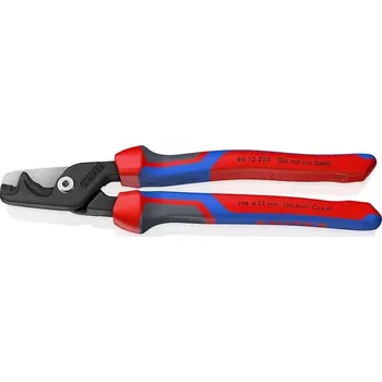 Dílna Nůžky na kabely Knipex StepCut XL - 225mm, rukojeť s třísložkovým návlekem (9512225)