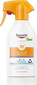 Přípravek na opalování Eucerin Sensitive Protect Kids Trigger Spray dětský opalovací sprej SPF50+ 250 ml