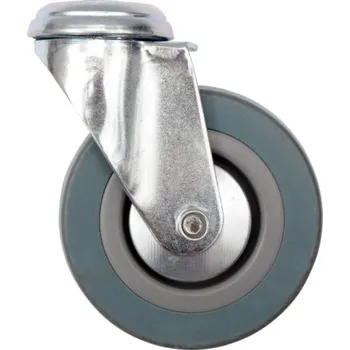 Pojezdové kolečko Vorel Kolečko otočné, gumové na čep 30kg 75/21/101mm, TO-87372