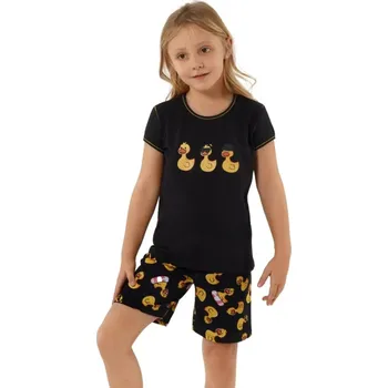 Dívčí pyžamo Dívčí krátké pyžamo Italian Fashion Anatre 110/116 Černá