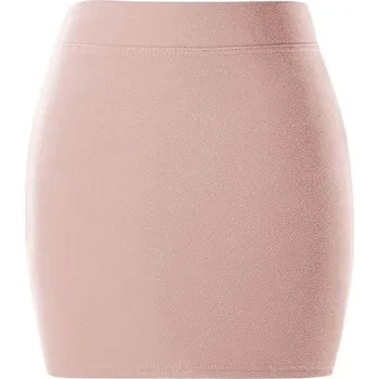 Dámská sukně Jednoduchá elastická minisukně - Růžová,M