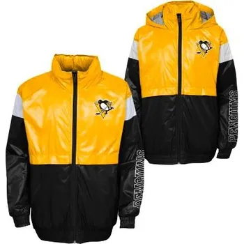 Chlapecká bunda Outerstuff GOAL LINE STANCE FZ WINDBREAKE PITTSBURGH PENGUINS XL