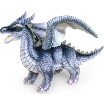 plyšák RONO Plyšový drak šedý