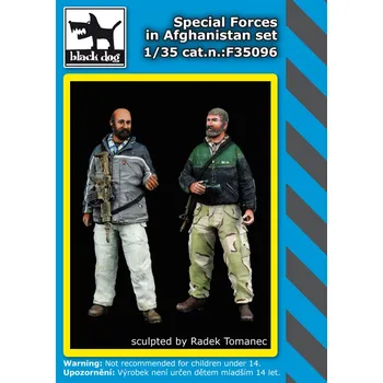 Plastikový model Blackdog 1/35 Special forces in Afghanistan set (2 fig.)