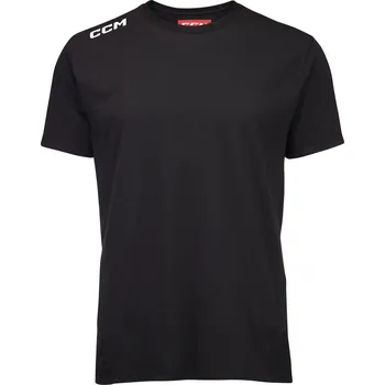 Pánské tričko Pánské tričko CCM SS Essential Tee Black XXL