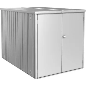 Zahradní úložný box Biohort Multifunkčný úložný box MINIGARAGE - strieborná metalická