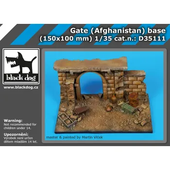 Plastikový model Blackdog 1/35 Gate (Afghanistan) base (150x100 mm)