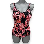 Modera Dámské červené jednodílné plavky bez kostice s odepínací vložkou Barva: Červená, Velikost: 3XL