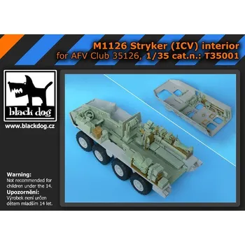 Plastikový model Blackdog 1/35 M1126 Stryker (ICV) Interior set (AFV 35126)