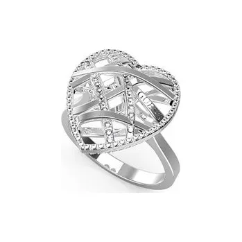 Prsten Prsten GUESS Heart Cage 3101JWRH54 JUBR03101JWRH54