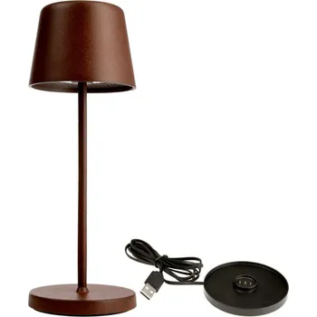 Venkovní osvětlení Deko-Light nabíjecí svítidlo - sada Canis Mini rezavá + nabíjecí základna 620206