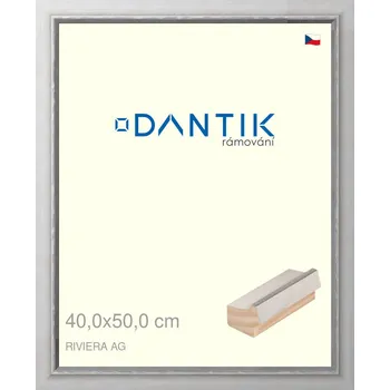 Rám na obraz DANTIK rámeček 40x50 | RIVIERA AG (Plexi Čiré) (Vyrobeno s láskou u nás v DANTIKU)