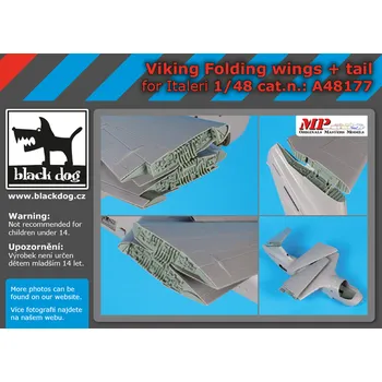 Plastikový model Blackdog 1/48 Viking folding wings + tail (ITAL)