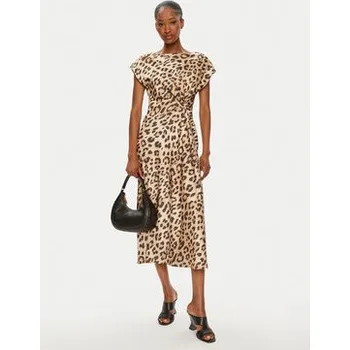 Dámské oblečení Dixie Koktejlové šaty ALAZJTP Hnědá Regular Fit XS