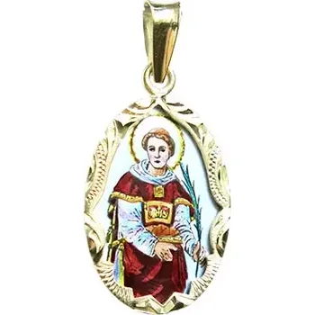 Přívěsek Aljančič svatý Štěpán medailon 482R zlato