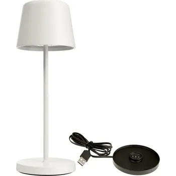 Venkovní osvětlení Deko-Light nabíjecí svítidlo - sada Canis Mini bílá + nabíjecí základna 620207