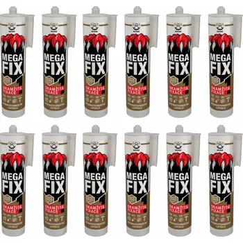 Průmyslové lepidlo BULDOK 12x MEGA-FIX lepidlo s extrémní počáteční přídržností 290 ml 2710261