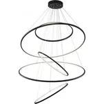 Luxusní lustr Wheel stmívatelný černé