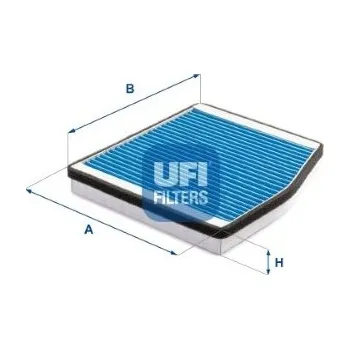 Ventilátor topení a klimatizace Filtr, vzduch v interiéru UFI 34.262.00