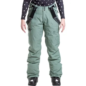 Snowboardové kalhoty Dámské SNB & SKI kalhoty Meatfly Foxy zelená XS