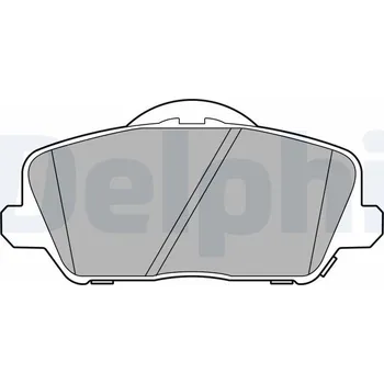 Brzdová destička Sada brzdových destiček, kotoučová brzda DELPHI LP3591