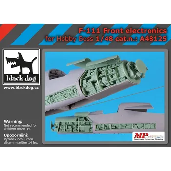 Plastikový model Blackdog 1/48 F-111 Front electronic (HOBBYB)