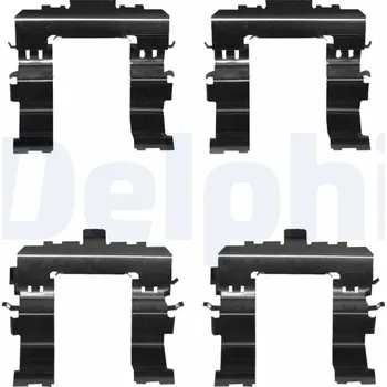 Přislušenství brzdového systému Sada příslušenství, obložení kotoučové brzdy DELPHI LX0672