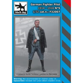Plastikový model Blackdog 1/32 German Fighter Pilot 1914-1918 No.5 (1 fig.)