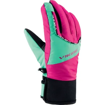 Módní doplněk Dětské lyžařské rukavice Viking Fin růžová 5