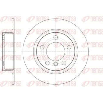 Brzdový kotouč Brzdový kotouč REMSA 61441.00