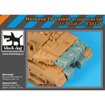 Plastikový model Blackdog 1/35 Merkava IV basket accessories set (HOBBYB)