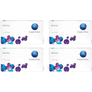 Kontaktní čočky CooperVision Biofinity (6 čoček) výhodné balení 4 krabiček Dioptrie - sph: -1,75, Průměr - DIA: 14,0, Zakřivení - B.C.: 8,6