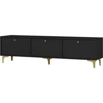 Televizní stolek Nábytek PEGAS s.r.o. Tv komoda Tomila 303/1, černý grafit