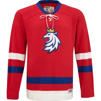 Pánská mikina Pánská mikina CCM FLAG VINTAGE SWEATER TEAM CZECH Red XL