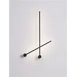 LED nástěnné svítidlo Synthesi černé