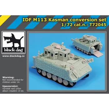 Plastikový model Blackdog 1/72 IDF M113 Kasman conversion set (TRUMP)