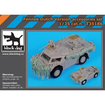 Plastikový model Blackdog 1/35 Fennek Dutch version accessories set (TRUMP)