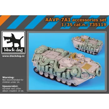 Plastikový model Blackdog 1/35 AAVP-7A1 accessories set (HOBBYB)