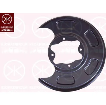 Brzdový kotouč Ochranný plech proti rozstřikování, brzdový kotouč KLOKKERHOLM 3120877