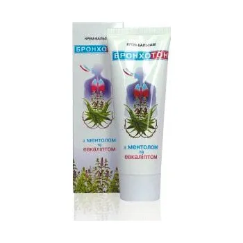 Lék na bolest v krku Elixir Krém Bronchoton s mentolem a eukalyptem, 75ml