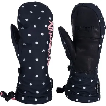 Rukavice Dětské rukavice Meatfly Slayer černá/puntíky L