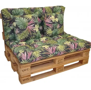 Podsedák Axin Trading s.r.o. Polstry na paletový nábytek - motiv Monstera