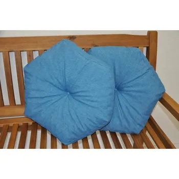 Axin Trading s.r.o. Polštář hvězda tyrkysový set 2 kusy