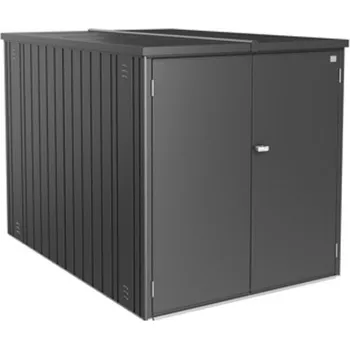 Zahradní úložný box Biohort Multifunkčný úložný box MINIGARAGE - tmavosivá metalická